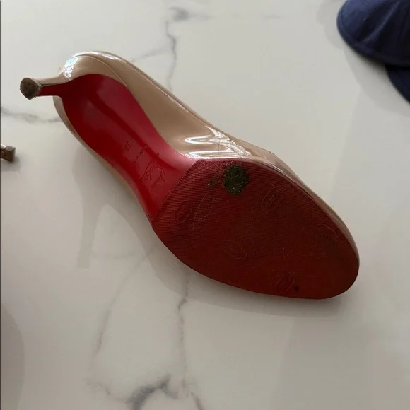 Christian Louboutin Nude Heels - Picture 3 of 5